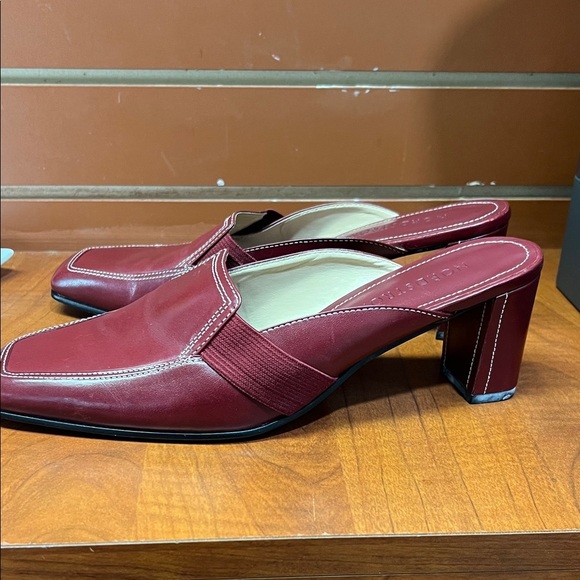 Nordstrom Burgundy Leather Mules - Picture 11 of 15